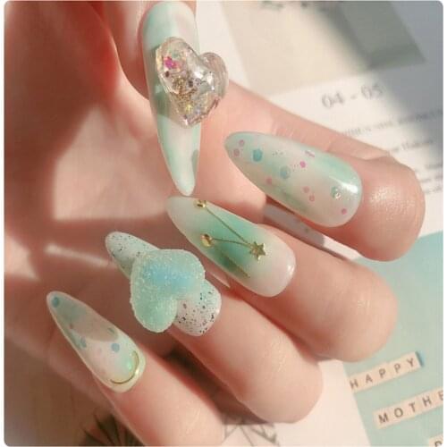 Bow Shape 3D Silicone Mold Nail Carving Stamping Plate UV Gel Polish Manicure Mould DIY Heart Nail Art Decorations Tools Fashion