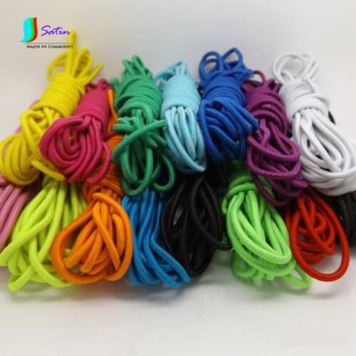 Purple Colorful Round Elastic Band for DIY Sewing Decoration Accessory,Round Pure Colors Elastic Band S0100H 2.5MM