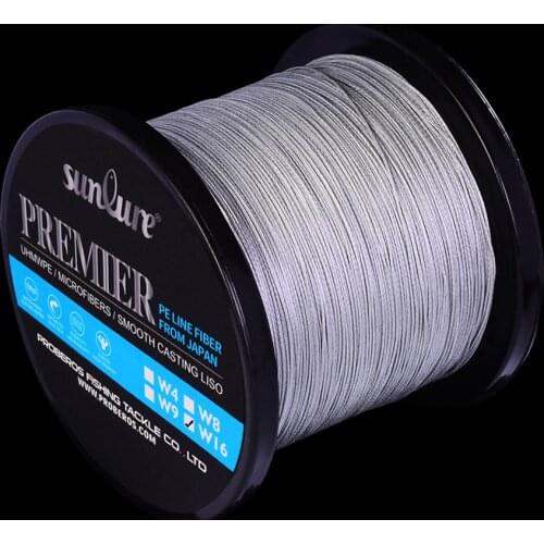 16 Weaves Sunlure 300M 500M PE Fishing Line 16 Stands Wire Available 40LB-300LB PE Line Tackle Fishing Line