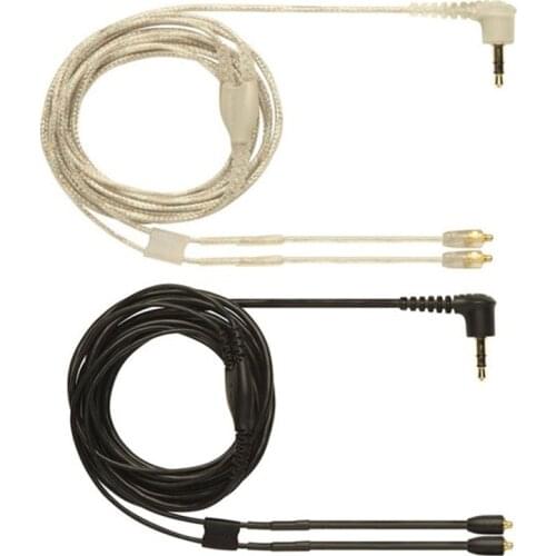 MMCX SE215 Upgrade Silver and Black Gray Plated Cable Detachable Wire for Shure SE215 SE315 SE846 UE900 LZ A4 Earphone