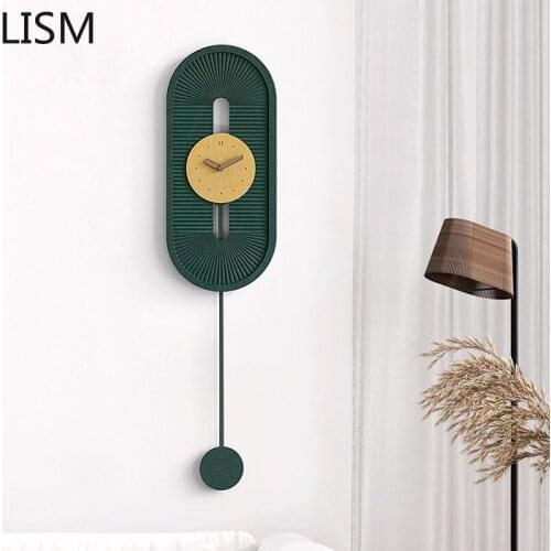 Wall Clock Pendulum Big Silent Modern Design Art Luxury Creative Simplicity Home Decoration Nordic Home Decor Wall Zegary Saat