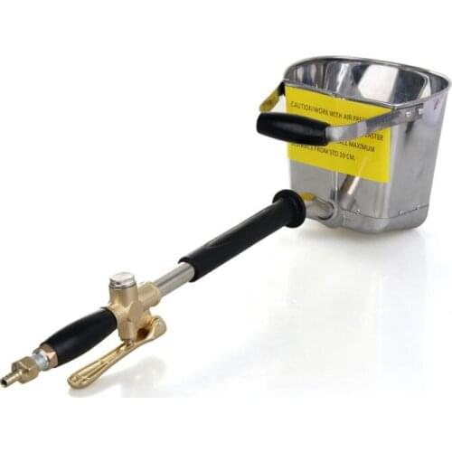 Russia Spain Mortar Sprayer Wall Mortar Gun Stucco shovel Hopper Ladle Cement Spray Gun Air Stucco sprayer Plaster Hopper Gun