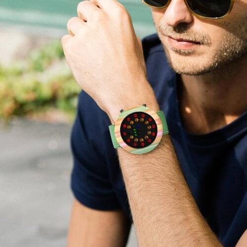 2021 New Design High Quality Luxury Wooden Quartz Watch Fashion Casual Adjustable Color Dial Best Gift Clock for Men Women