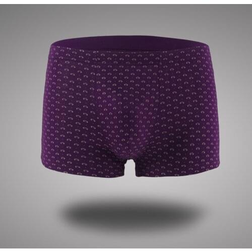 New Fashion Men Underwear Boxer Shorts Trunks Slacks Cotton Men Cueca Boxer Shorts Underwear Printed Men Shorts Home Underpants