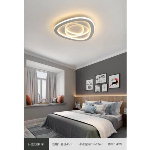 Modern Creative Led Ceiling Lamp Nordic Living Room Lamp Wrought Iron Model Room Hall Shopping Mall Decorative Lamp Bedroom