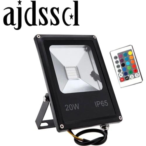 LED Flood lights 10W 20W 30W 50W Pir Motion sensor Outdoor Lighting Reflector Spot IP65 Floodlights Garden WallLamp