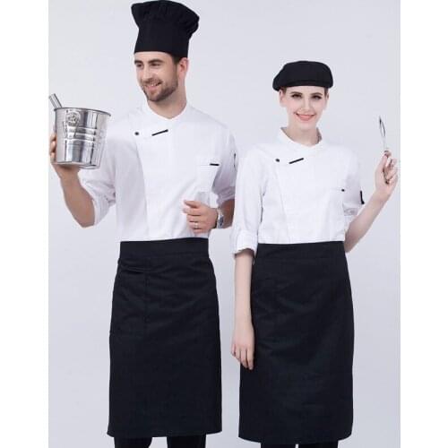 WELIVENICE Chef Uniforms Adjustable Sleeve Food Services Cooking Clothes Men Women 5 Color
