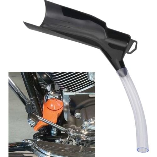 Car Motorcycle Universal Oil Filter Funnel Multipurpose Leakproof Black For Harley Sportster Dyna Softail Cafe Racer Honda KTM