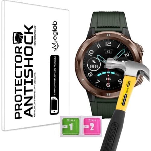 Screen protective Anti-Shock Anti-scratch Anti-Shatter compatible with Umidigi Uwatch GT