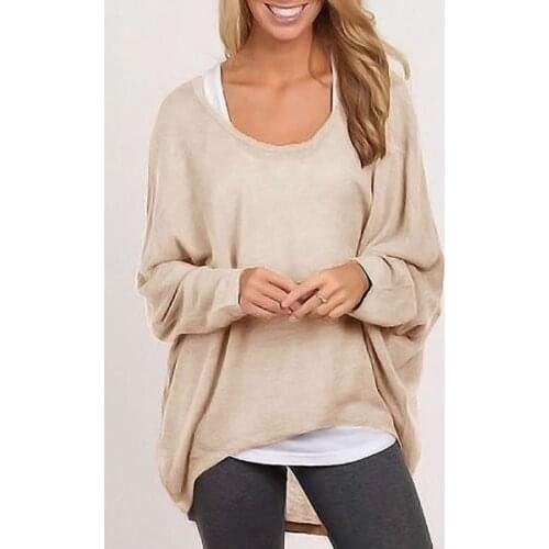 Long Sleeve Women Pullover Soft Jumper Autumn Jumpers Office Pullovers Casual Loose Clothing Female Warm Tops Tees Multicolor