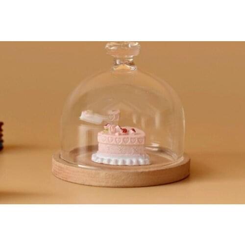 1:12 Dollhouse Miniature Candy Jar Glass Dessert Fruit Tray Doll House Decor Toy New
