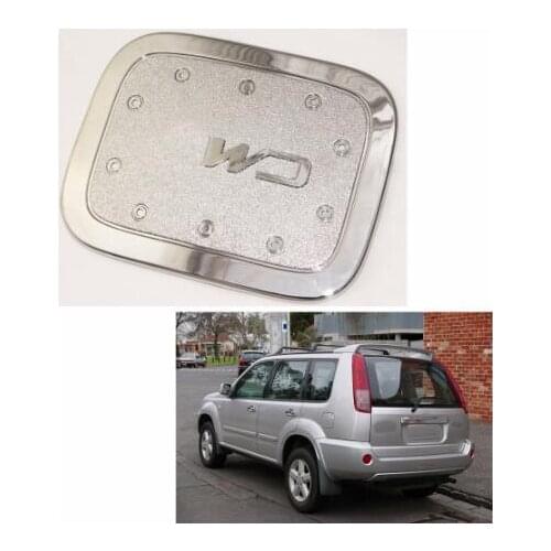 1PCS ABS Chrome plated FOR Nissan X-Trail 2000-2010 T30 Accessories Fuel Tank Cap Cover