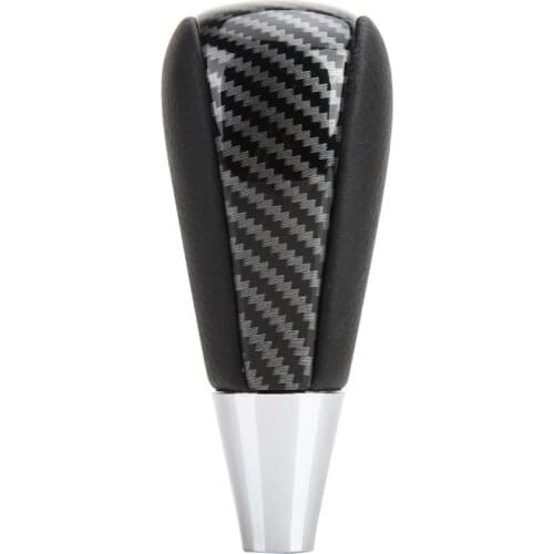 1 pcs Car Gear Stick Shift Knob Head Handle LeversCarbon Fiber Gearbox shifter Levers change knob for toyota Crown Lexus