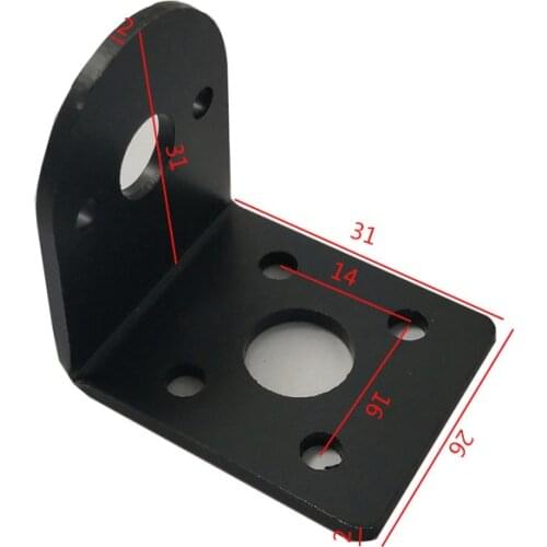 1PCS 25MM 370 DC Motor Holder Bracket Fixed Mounting Fram Seat For Smart Car Robot Accessories