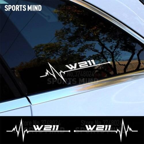 10 Pairs Car Styling For Mercedes Benz W211 W210 W204 W203 W212 W220 W124 W126 W140 W168 W169 W177 Accessories Car Sticker Decal