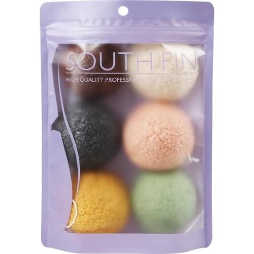 100% Natural Konjac Face Clean Washing Cosmetic Puff Konjac Fiber Face Gently Massage Cleanse Sponge Puff Exfoliator Beauty Tool