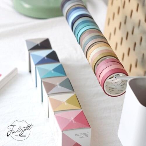 4 pcs/lot Cute Black Washi Tape Set Kawaii Blue Masking Tape Washitape Scrapbooking Decorative Adhesive Tape Japanese Stationery