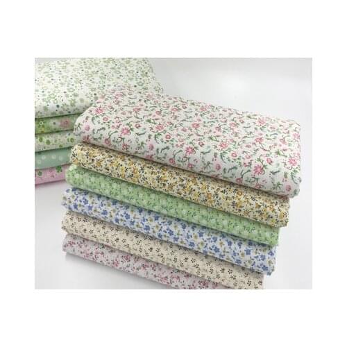 50cm * 160cm / Piece, Bed Clothing, Nightgown Curtain Fabric, Pure Cotton Twill Small Floral Cloth, Childrens Hand DIY Material