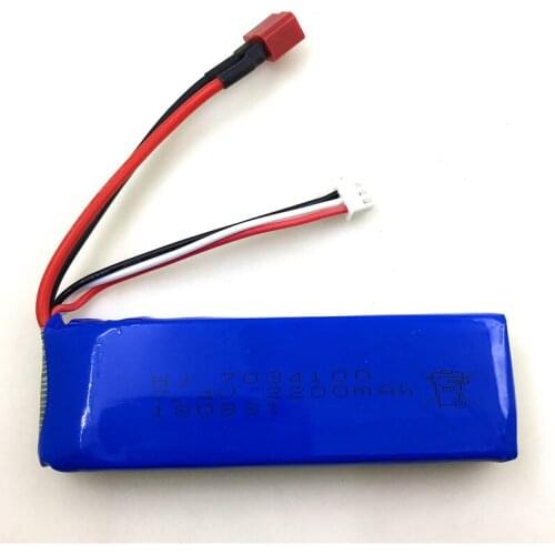 7.4V 2200mAh Battery for WLtoys 10428 K949 RC Car Spare Parts Remote Control Toy Accessories