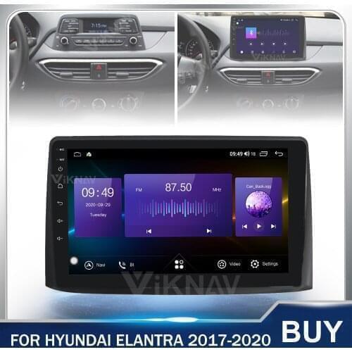 10 Inch Android Car radio multimedia player head unit For Hyundai Elantra 2017-2020 Car GPS Navigation Touch Screen 128G