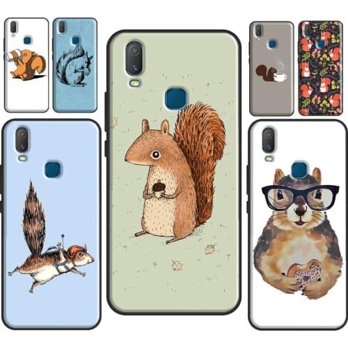 Cartoon Squirrel Case For Vivo Y91C Y1S Y11S Y12 Y17 Y20 Y30 Y50 Y81 S1 V11 V17 Neo V20 SE Y11 2019 Cover
