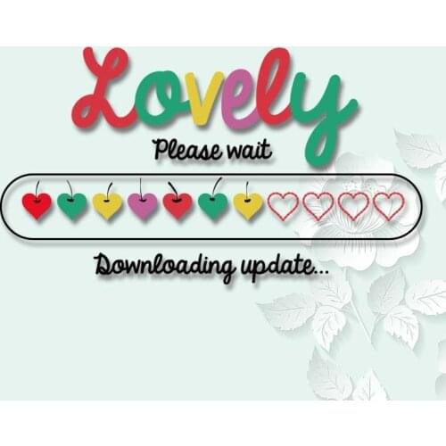 Color letter LOVE stripe printing heart-shaped pattern heat transfer sticker iron cute design badge on girl clothes