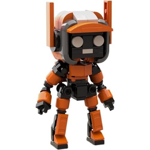 DIY K-VRC Love-Death-Robot Model Building Block Toy Creativity MOC Animation Smart Future Robot Bricks Cat Children Gfit