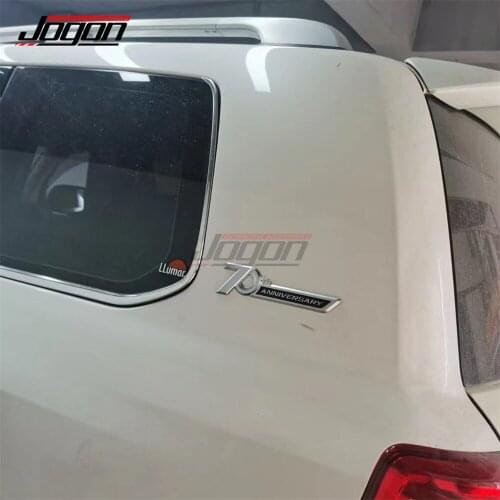 For Toyota Land Cruiser HZJ79 VDJ78 VDJ79 VDJ76 GRJ76 RJ77 FZJ75 LC70 Side Fender Rear 3D Chrome Emblem Trunk Badge Sticker Trim