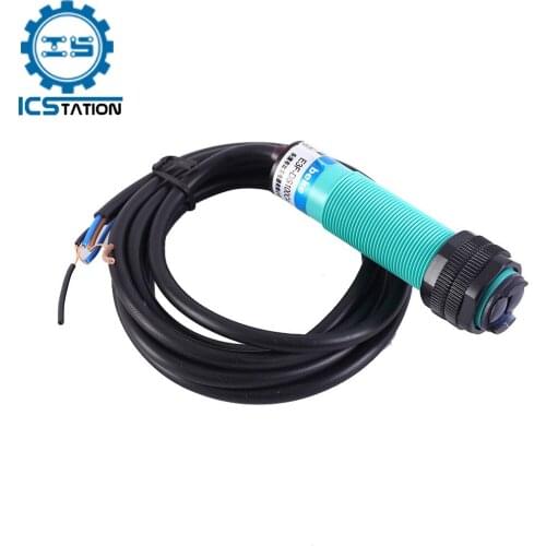 E3F-DS100C4 Infrared Diffuse Reflection Sensor Proximity Switch NPN NO Photoelectric Controller 100cm 300mA DC 6V-36V