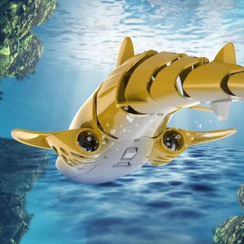 2.4G 4CH Waterproof Electric RC Simulation Shark Toys Water Toys Remote Control Animals Bath Tub Pool Electric Toys Kids Gift