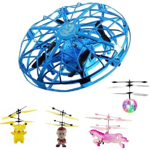 Mini Helicopter UFO RC Drone Infraed Hand Sensing Aircraft Electronic Model Quadcopter mini drone UFO Electric toy good package