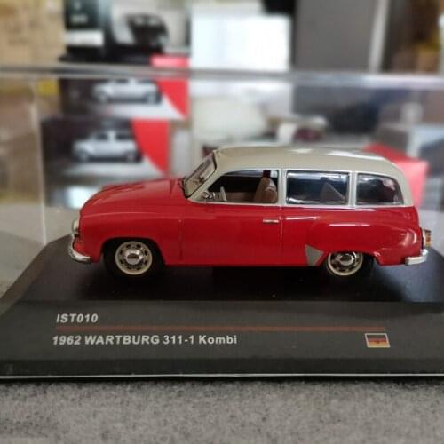 Diecast Car Model 1/43 WARTBURG 1962 Simulation Alloy Decoration Classic Collection Display Boy Gift