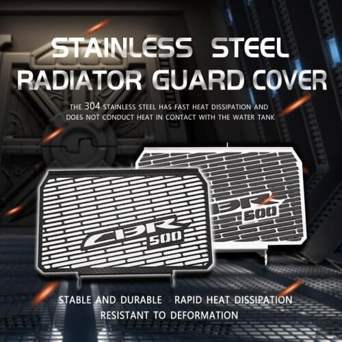 Motorcycle parts Stainless Steel Radiator Grille Guard Cover Protector For CBR 500 R /500R CBR500 R CBR500R 2013 2014 2015