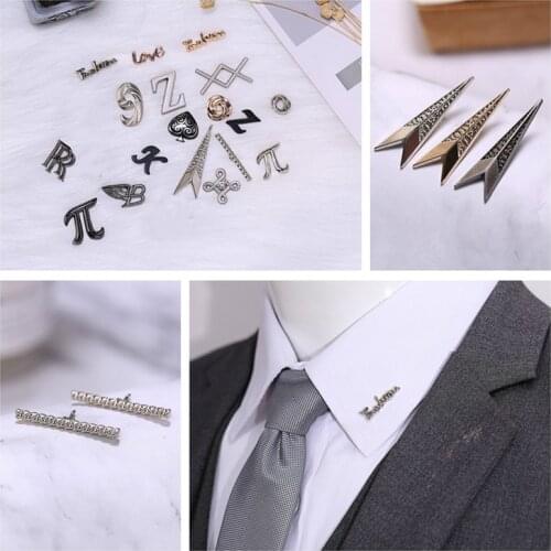 2020 New Fashion Metal Digtal Brooch Pin Letter Heart Badge Mens Shirt Suit Childrens Lapel Pins and Brooches Accessories