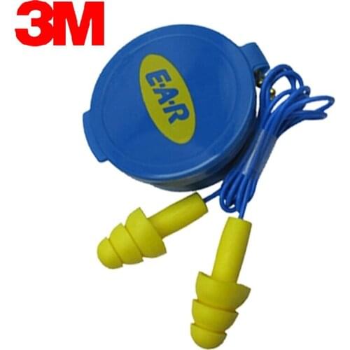 2pcs 3M340-4002 Authentic Foam Soft Silicone EarPlugs Noise Reduction christmas tree Earplugs Swimming Protective earmuff