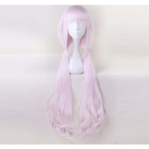 Anime Nekopara Chocolat Vanilla Wig Cosplay Wigs 100cm Pink Long Heat Resistant Synthetic Hair Perucas Wigs + Wig Cap