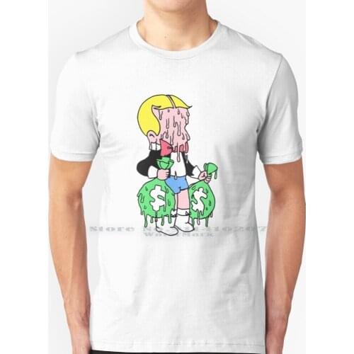 Melted Richie Rich T Shirt 100% Pure Cotton Entrepreneur Money Hypebeast Luxury Designer Brand Sneaker Head Richie Rich Dollar