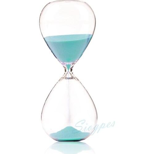 High Quality Glass Sandy Clock 30 Minutes Hourglass Timer for Kitchen Gift Sandglass Free Shipping