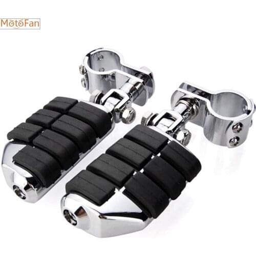 Motorcycle Engine Guard Foot Pegs Crash Bar Pedal Highway Foot Rest For Road King Street Glide Honda Kawasaki Suzuki Yamaha