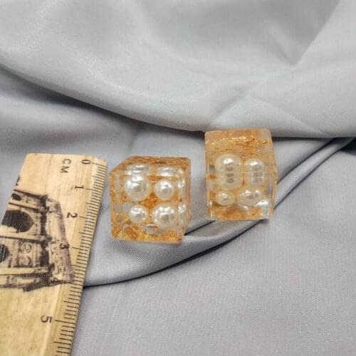 Jewelry earrings with fashionable net red people branch gold paper pearl earrings earrings female D45