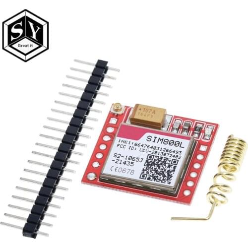 1PCS Great IT Smallest SIM800L GPRS GSM Module MicroSIM Card Core BOard Quad-band TTL Serial Port