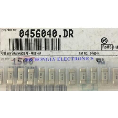 10PCS 0456040.DR 40A 72V FUSE