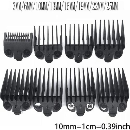 8/10Pcs Oil Head Electric Clippers Caliper Limit Comb Hair Clipper Tooth Guides Combs Tool