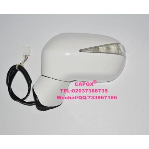 CAPQX 7Pin Automatic electric folding side mirror rear view mirror for HONDA CIVIC FA1 FD2 2006 2007 2008 2009 2010 2011