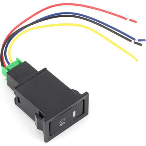 Car Styling araba aksesuar Fog Lamp Push Button Switch 4‑Pole Controller Fit for Land Cruiser 100 75 76 78 79 Series Auto