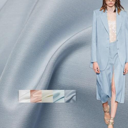 White Waxberry 45momme Heavy Silk Cotton Fabric Pure Colour Garment Materials Women Pants Dress Suits Sewing Cloth Freeshipping