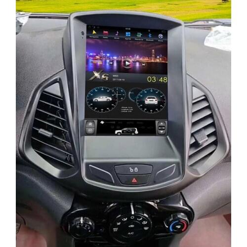 Carbar Tesla Style Vertical Screen Android 9.0 Car DVD GPS Radio Stereo Audio Multimedia Headunit Player For Ford EcoSport 2013