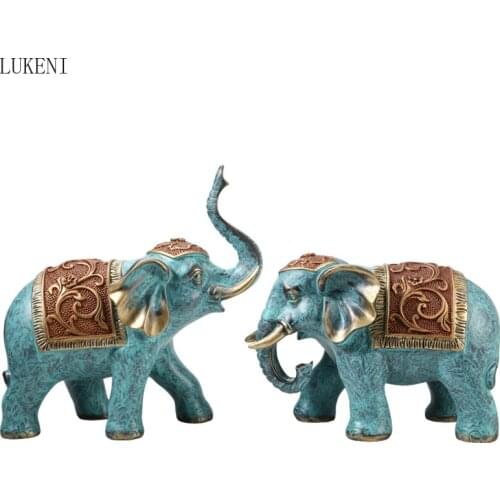 TV CABINET DECORATIONS HOME LIVING ROOM LUCKY TOWNHOUSE EUROPEAN-STYLE ELEPHANT DOUBLE LUCKY ELEPHANT WINE CABINET DECORATIONS