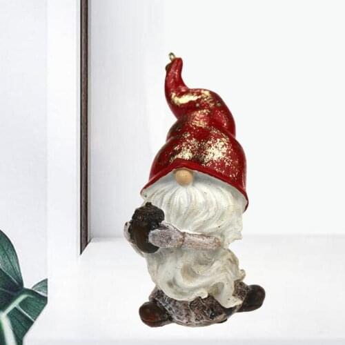 Decorative Flower Holding No Odor Christmas Flower Holding Faceless Doll Figurine Faceless Doll Ornament for Bonsai