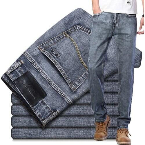 Men Soft Black Biker Masculino Denim Overalls Mens Pants Men Classic Jeans Jean Homme Pantalones Hombre